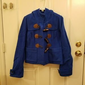 Wool blue Abercrombie Coat